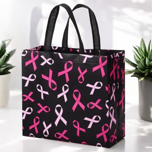 Large Breast Cancer Awareness Tote - Picture 2 of 4